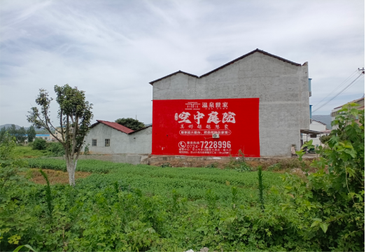  白玉做墙体广告的意义