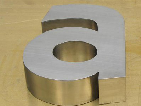 白玉不锈钢字制作介绍。