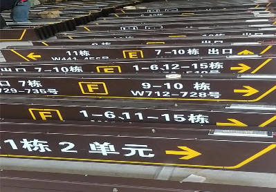  白玉广告标识中，常见的几种安装方式。