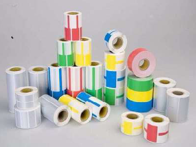  白玉关于不干胶材料。